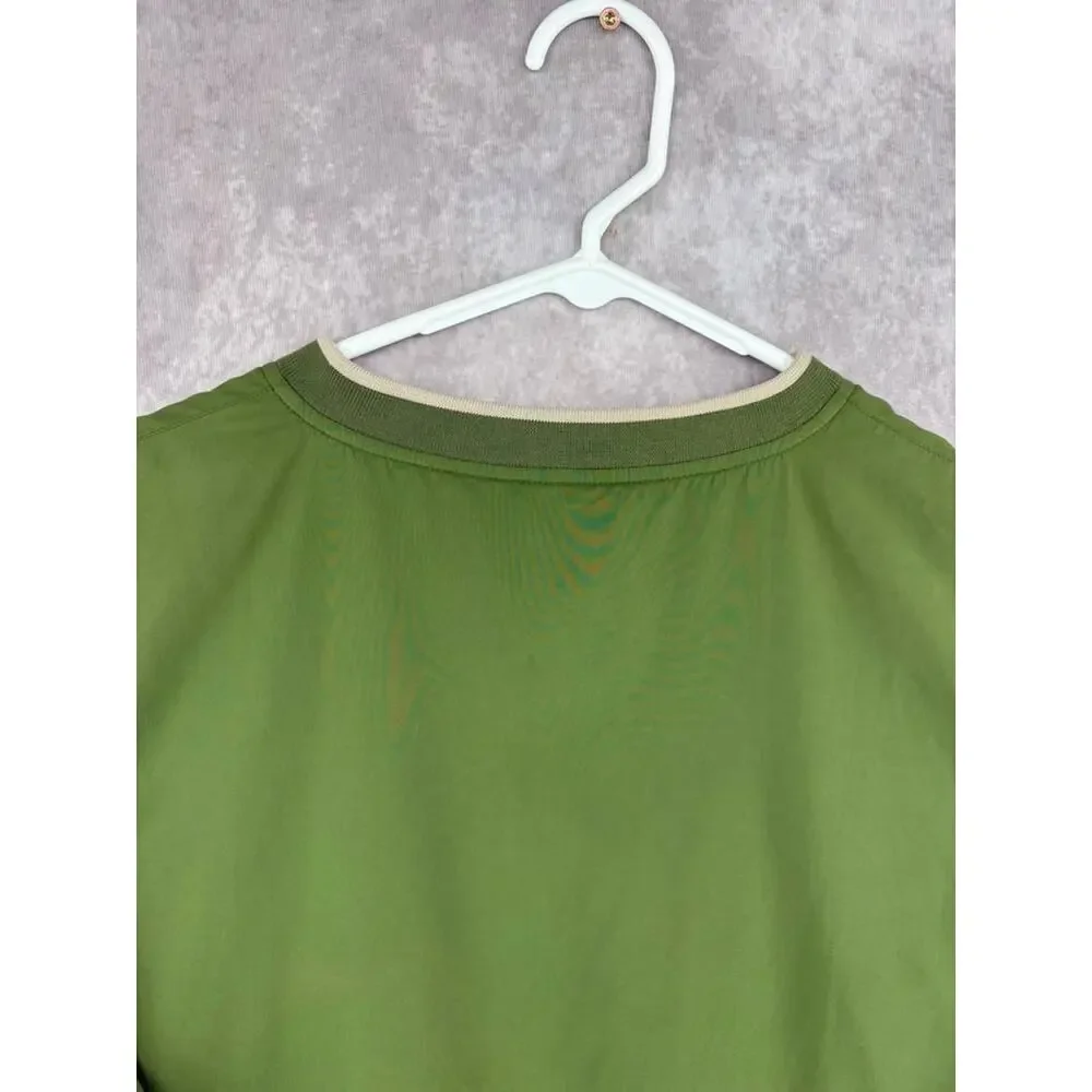 Cabela’s Men’s L Green V-Neck Outdoor Pullover Jacket